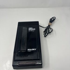 Solidex 928XT Tape Video Cassette Rewinder VHS Tested